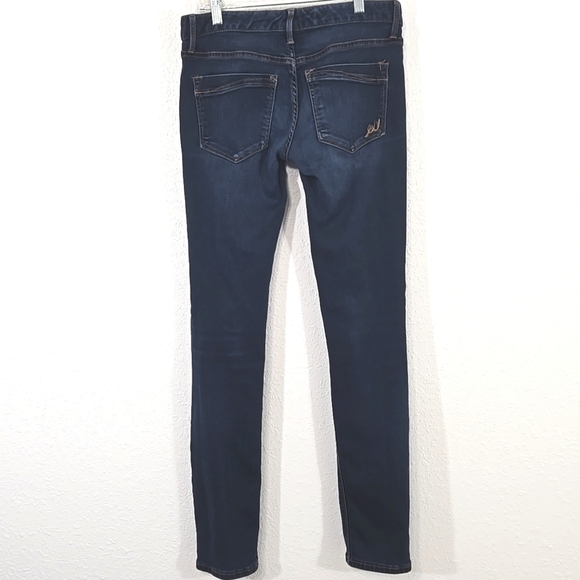 EXPRESS Medium Wash Skinny Jeans w/Stretch Classic Comfortable School, size 4L - Picture 5 of 7